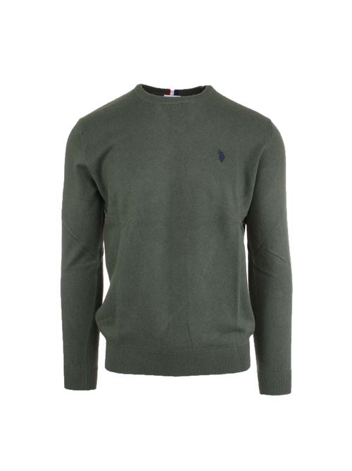 Maglia girocollo in cotone e cachemire con logo US Polo Assn | Maglie | 730010062249
